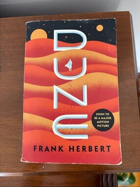 Dune by Frank Herbert – Bold Orange & Black Paperback